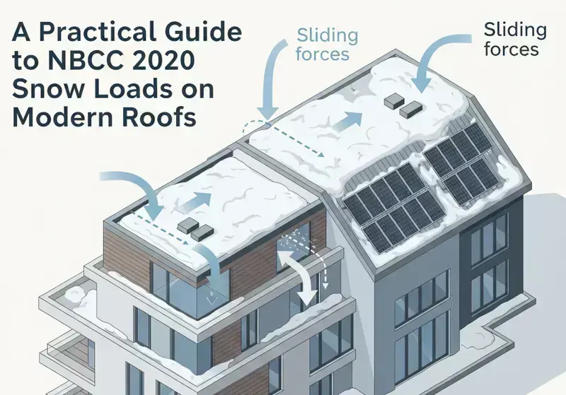A Practical Guide to NBCC 2020 Snow Loads on Modern Roofs