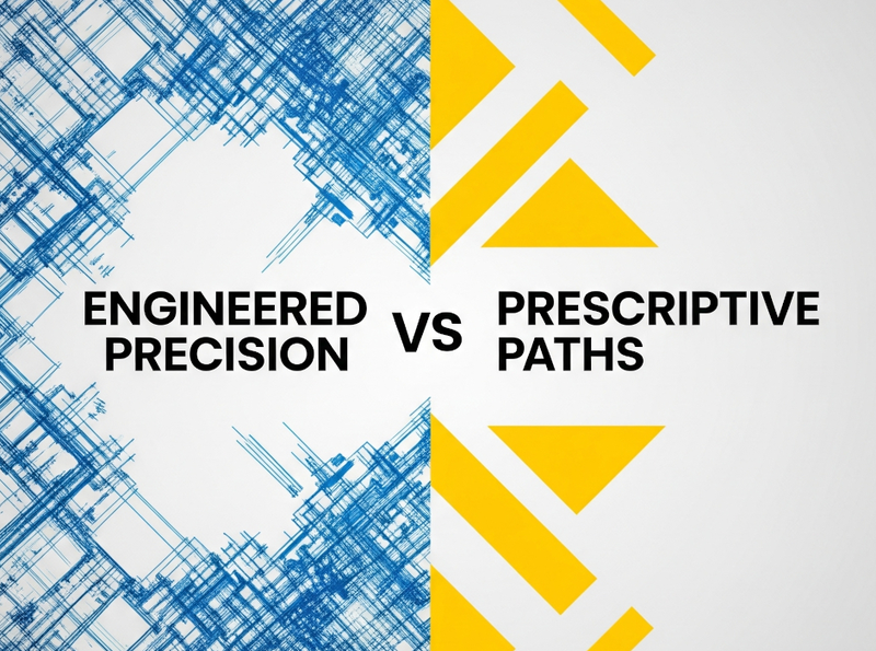 Engineered Precision (Part 4) vs. Prescriptive Paths (Part 9)